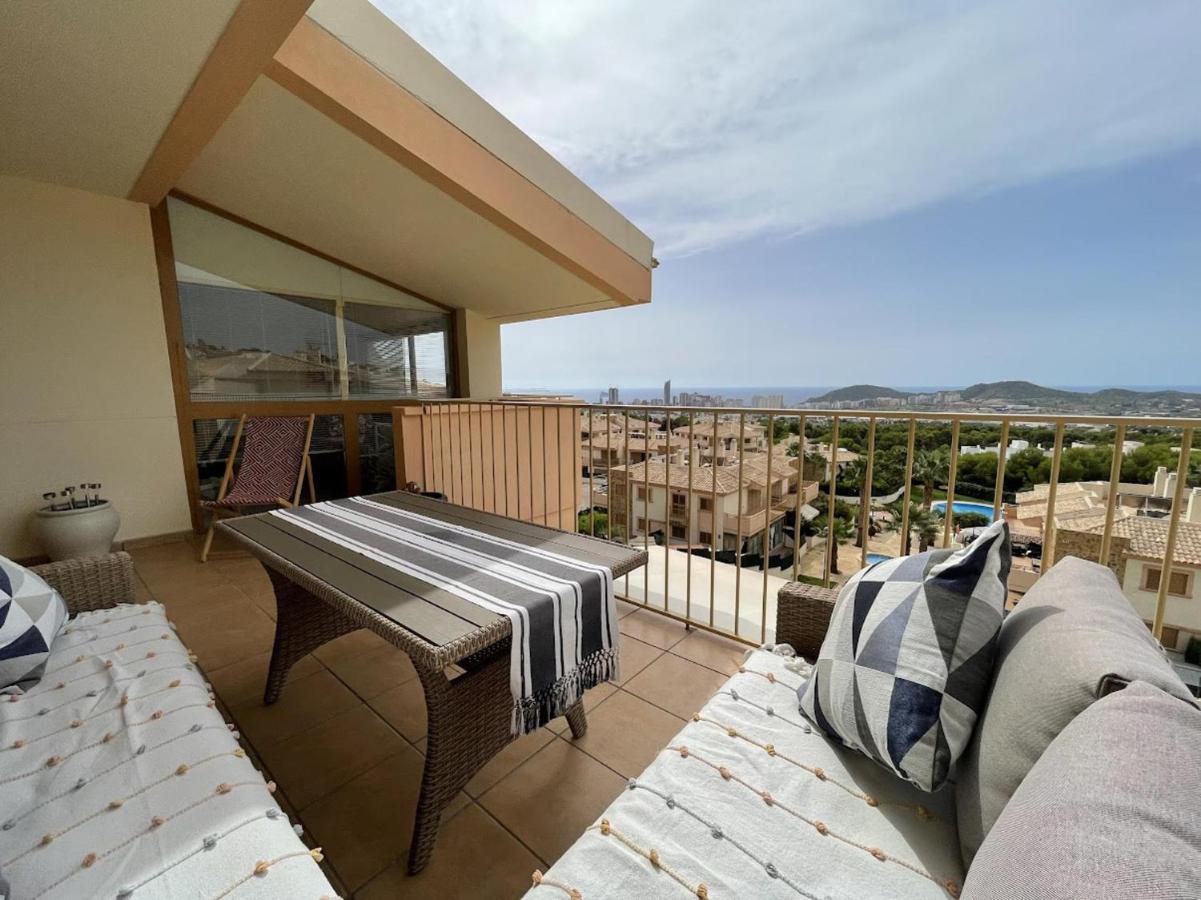 Ferienwohnung Modern 2-Floor Penthouse With Sea Views - Sleeps 7 Finestrat Exterior foto